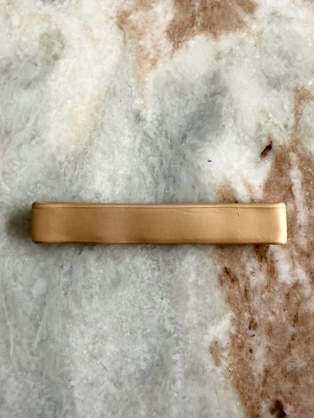 PONY-O Narrow Hair Metallic Gold Ponytail Holder (NWOT)